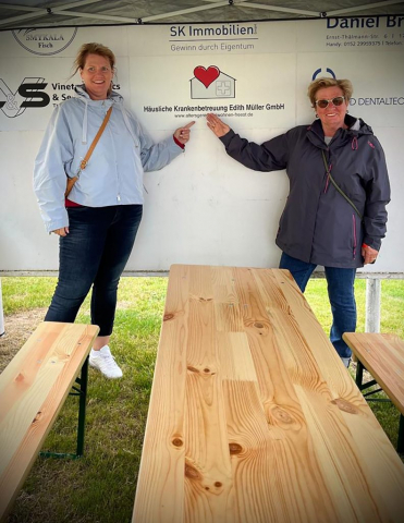 Geschäftsführerinnen Edith Müller und Kristin Scholz